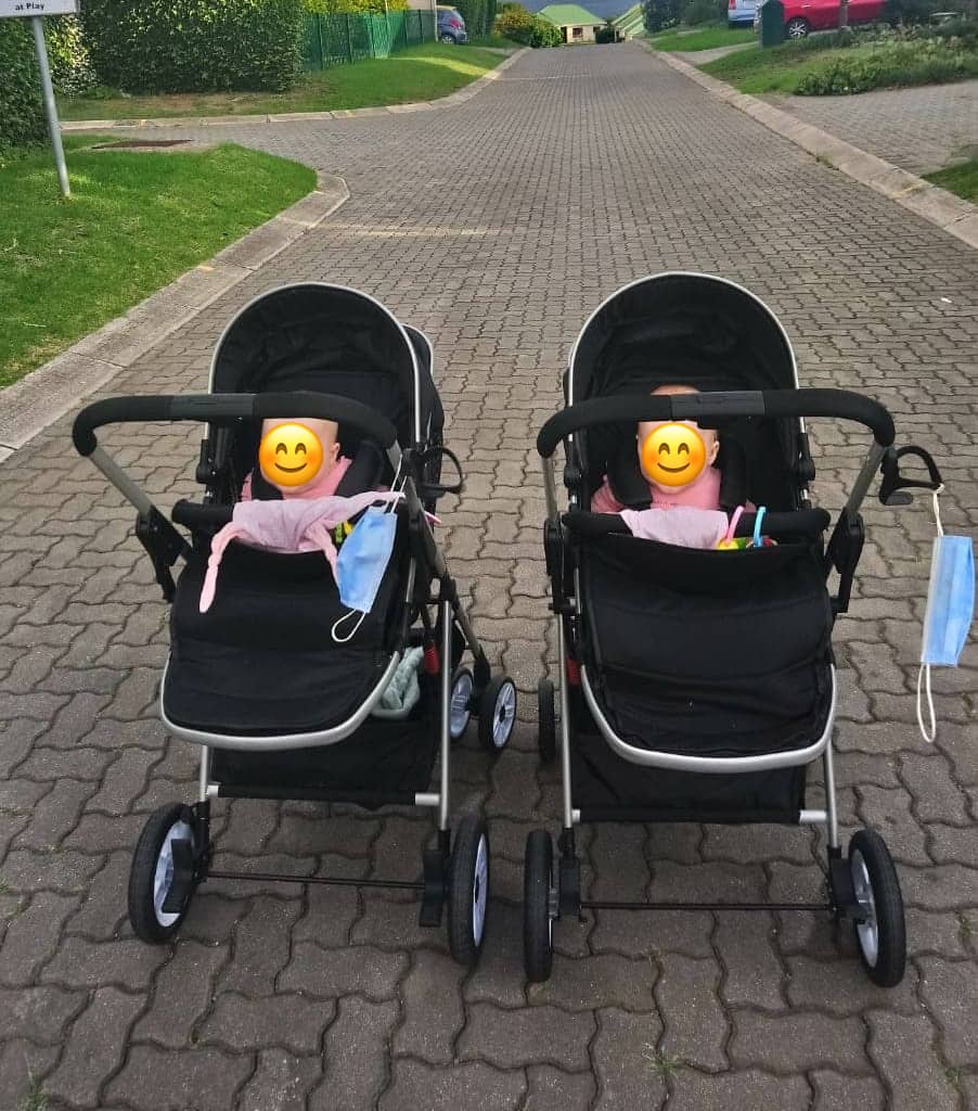 Out for a stroll - twin pregnancy tips