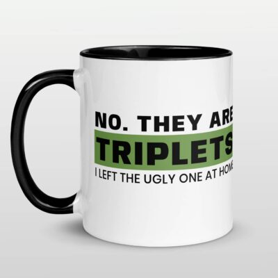 Sarcastic twin parent mug
