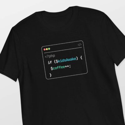 Coffee++ PHP developer parent shirt