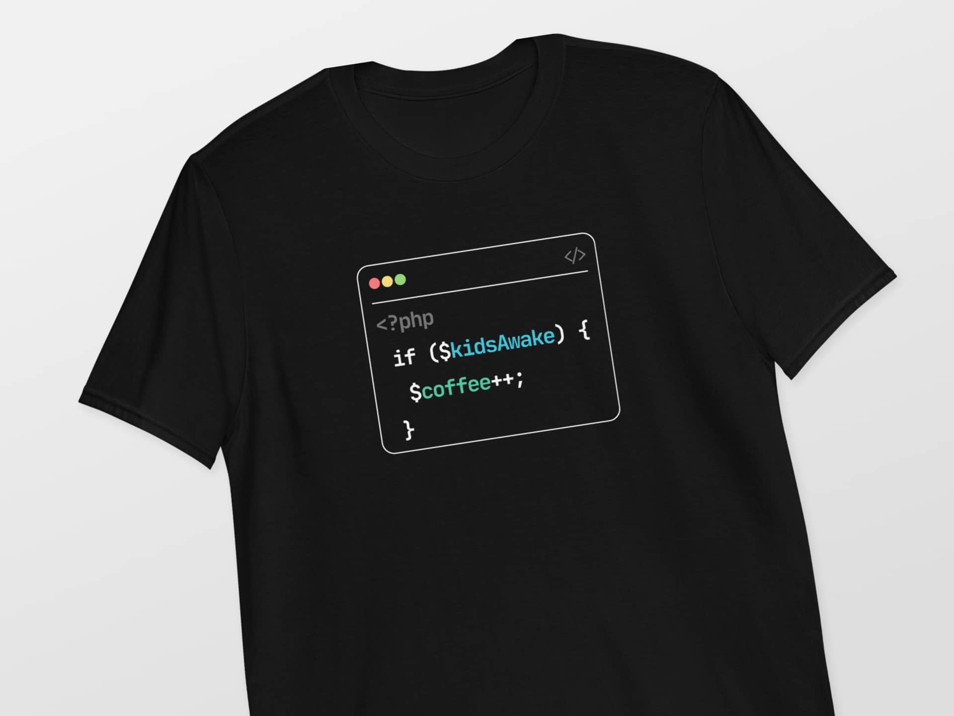 Coffee++ PHP developer parent shirt